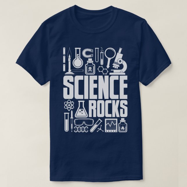 T-shirt La Science bascule la pièce en t d'équipement de (Design devant)