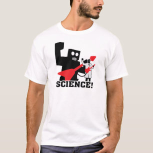 T-shirt La Science de ~ de robot de rock !