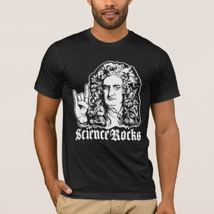 T-shirt La Science de monsieur Isaac Newton bascule des