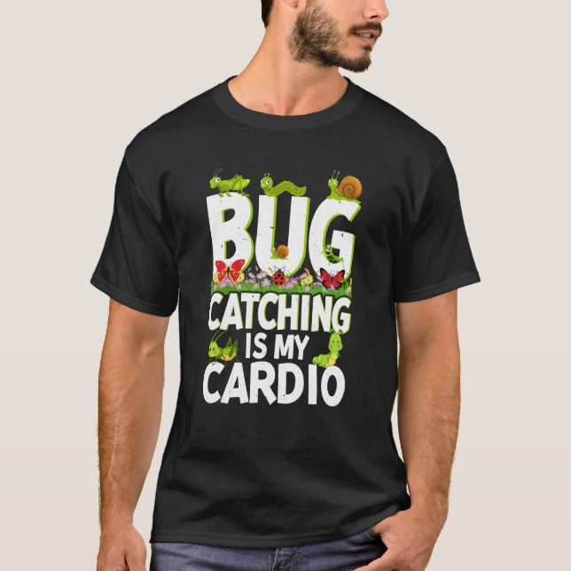T-shirt La science des insectes et des bugs, c'est ma card (Devant)