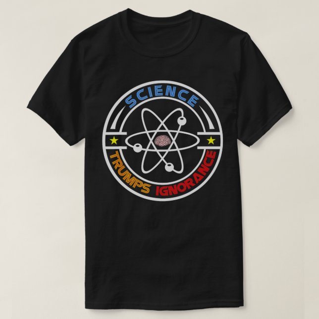 T-shirt La science domine l'ignorance ProScience (Design devant)