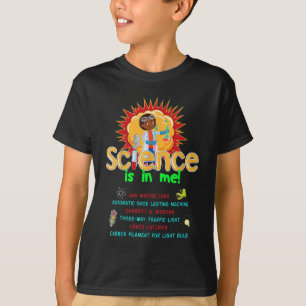 T-shirt La science est en moi l'inventeur de l'histoire no