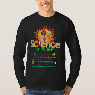 T-shirt La science est en moi l'inventeur de l'histoire no