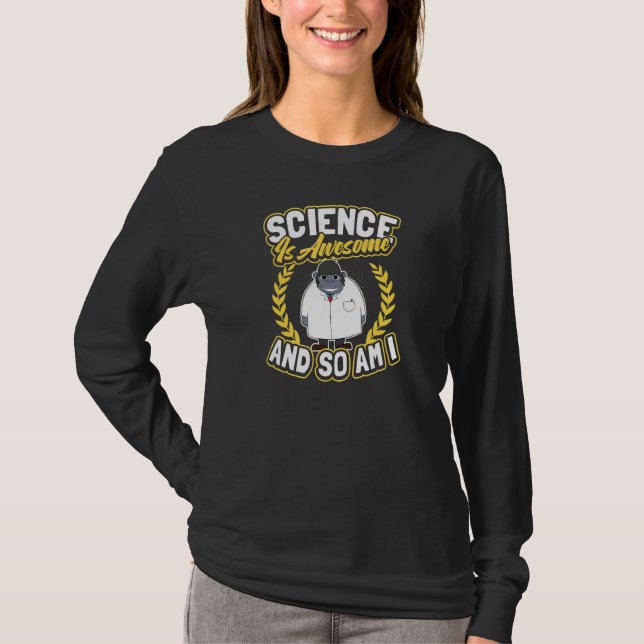 T-shirt La science est génial Gorilla Rocket Scientifique (Devant)