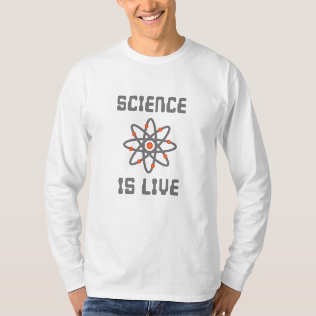 T-shirt La science est la vie (Devant)