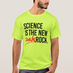 T-SHIRT LA SCIENCE EST LE NOUVEAU ROCHER DE PUNK