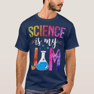 T-shirt La science est ma jambe scientifique La science es