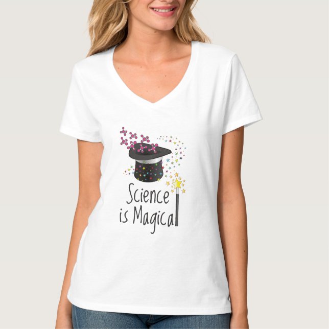 T-shirt La science est magique (Devant)
