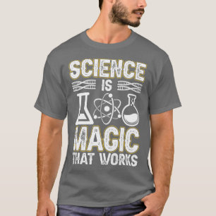 T-shirt La science est magique casquette OEuvres Scientifi