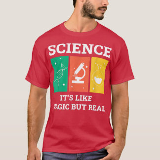 T-shirt La science est magique Enseignant chimie Biologie 