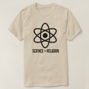 T-shirt La science est plus grande que la religion