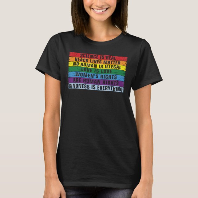 T-shirt la science est réelle - la matière noire (Devant)