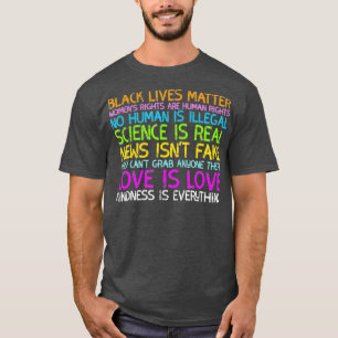 T-shirt La science est réelle L'apparence originale détend