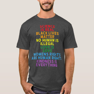 T-shirt La science est un vrai Black Lives Matde Pride Moi