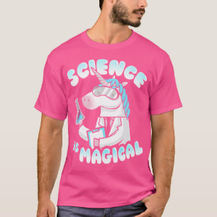 T-shirt La science est une licorne magique mignonne