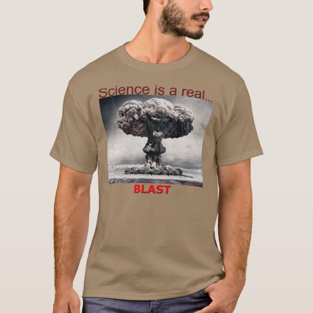 T-SHIRT LA SCIENCE EST UNE VRAIE ATTAQUE (Devant)