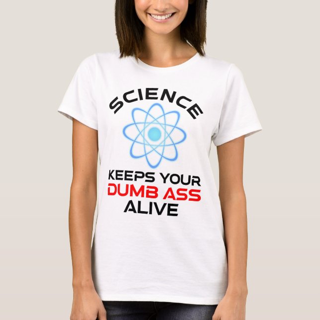 T-shirt La Science Garde Vivante Votre Bande-Nue (Devant)