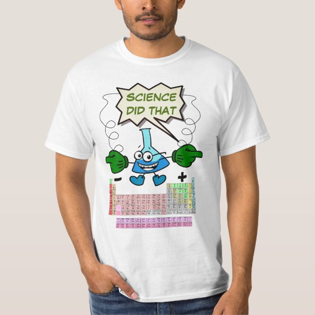 T-shirt La Science L'A Fait Chimie/Physique (Devant)