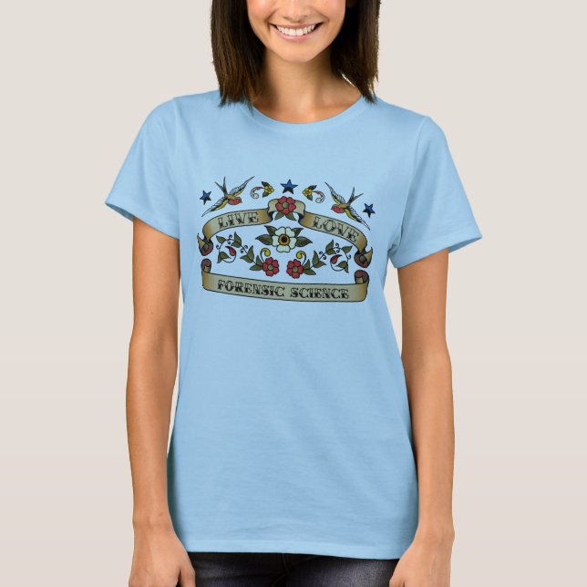T-shirt La Science légale d'amour vivant (Devant)