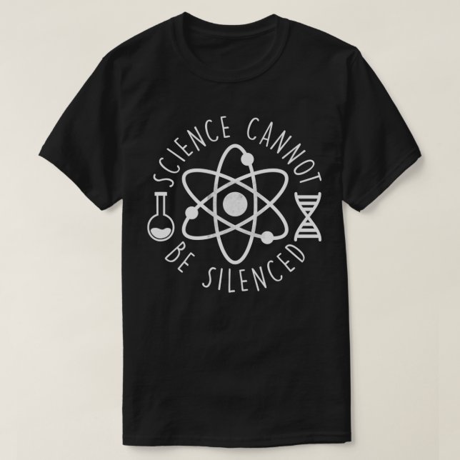 T-shirt La Science Ne Peut Être Silencieuse (Design devant)