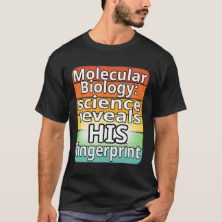 T-shirt La science révèle son empreinte digitale