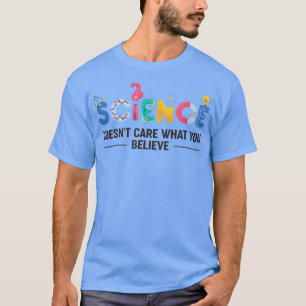 T-shirt La science se fiche de ce que vous croyez1848