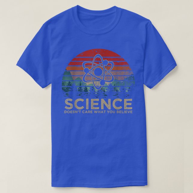 T-shirt la science se fiche de ce que vous croyez1856 (Design devant)