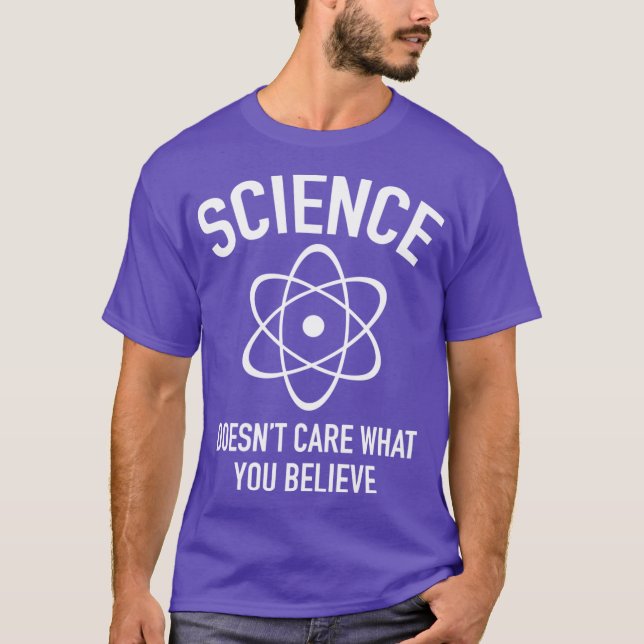 T-shirt La science se fiche de ce que vous croyez garçon (Devant)