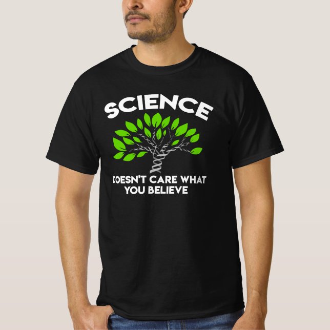 T-shirt La science se moque de ce que vous croyez (Devant)