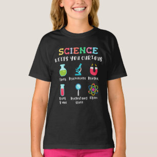 T-shirt La science vous garde curieux