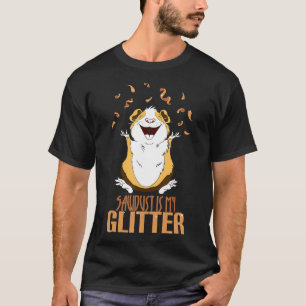 T-shirt La sciure est ma Parties scintillant Guinée Pig Pe