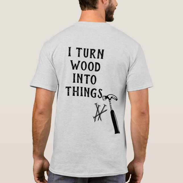 T-shirt La sciure est mes parties scintillantes (Dos)