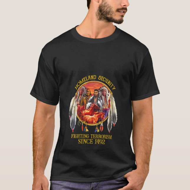 T-shirt La sécurité intérieure des femmes combat le terror (Devant)