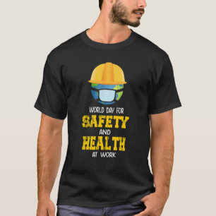 T-shirt La Sécurité Première Journée Mondiale Pour La Sécu
