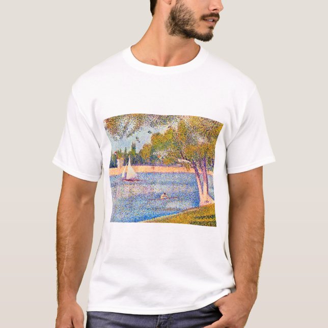 T-shirt La Seine à La Grande Jatte, Seurat (Devant)