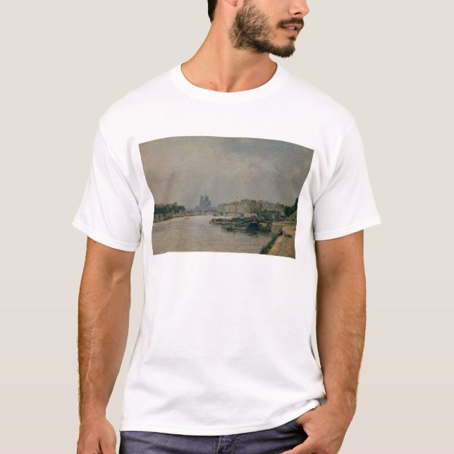 T-shirt La Seine de Quai de la Rapee (Devant)