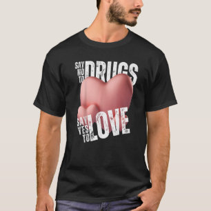 T-shirt La Semaine Rouge Du Ruban Dites Non Aux Drogues Di