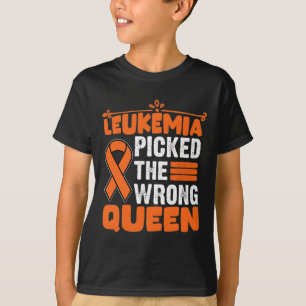T-shirt La Sensibilisation À La Leucémie A Attiré La Mauva