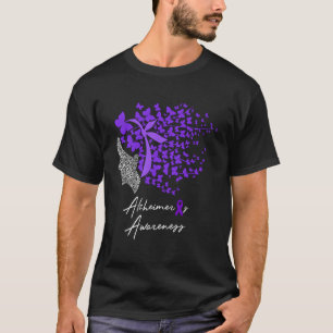 T-shirt La Sensibilisation À La Maladie D'Alzheimer Allait