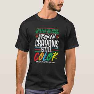 T-shirt La sensibilisation à la santé mentale avec les cra