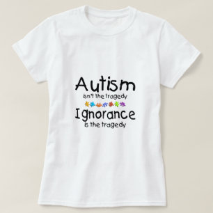 T-shirt La sensibilisation sur l'autisme n'est pas la