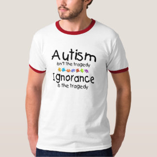 T-shirt La sensibilisation sur l'autisme n'est pas la