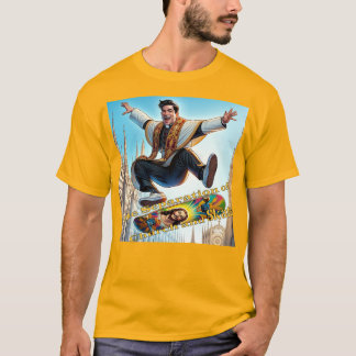 T-shirt La séparation de l'Église et du patinage
