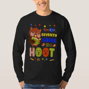 T-shirt La septième année est un hululement Hibou mignon R