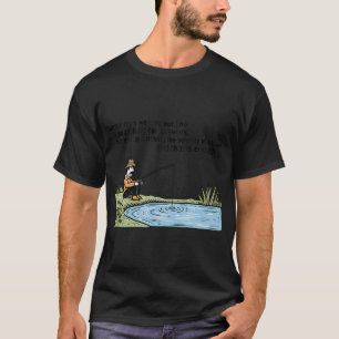 T-shirt La Sérénité du Silence - Citation de Pêche