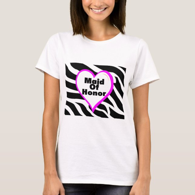 T-shirt La Servante D'Honneur Zebra Stripes (Devant)