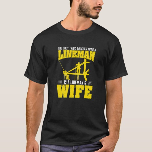T-shirt La Seule Chose Plus Difficile Qu'un Monteur De Lig (Devant)