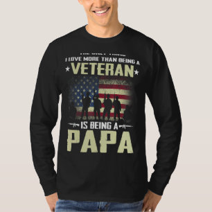 T-shirt La Seule Chose Que J'Aime Plus Qu'Être Un Vétéran 