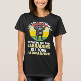 T-shirt la seule différence entre vous et les travailleurs