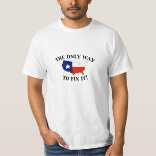 T-shirt La seule manière de la fixer